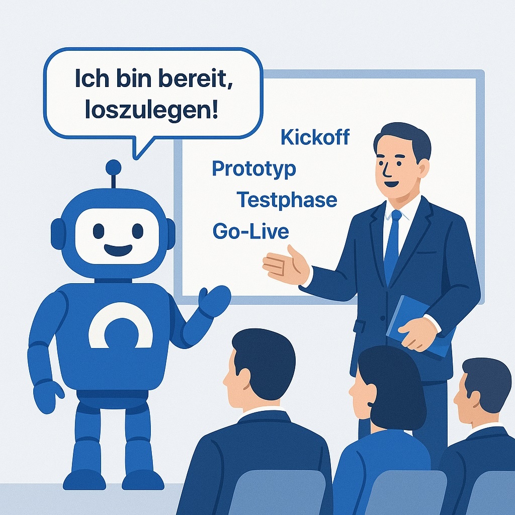 Chatbot-Projektablauf
